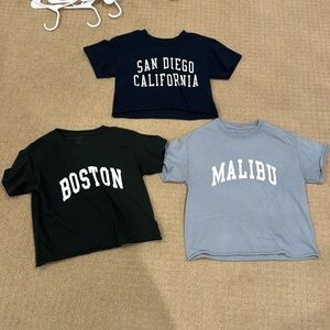 Brandy Melville 3 pack of shirts